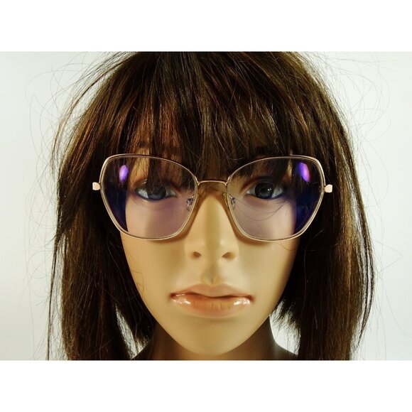 Kate Spade Eyeglasses Frames Only Pink Zeena/G Rose Gold Metal 54-17 Cat Eye - Picture 12 of 16